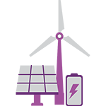 Renewable energy icon