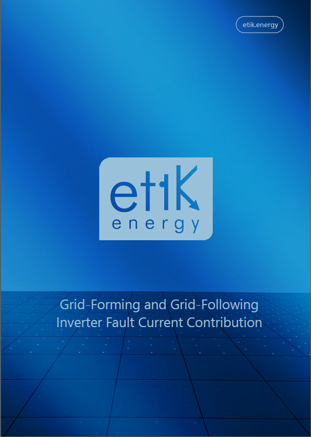 Cover of Grid-Forming and Grid-Following Inverter Fault Current Contribution report